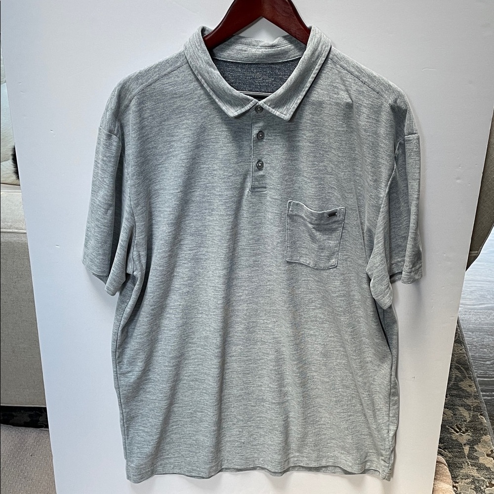 Vuori Light Gray Polo Shirt